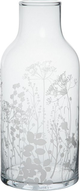 Vase WIESENBLUMEN aus Glas in Transparent, Höhe: 30,0 cm, Breite: 13,5 cm, Tiefe: 13,5 cm - Bild 1