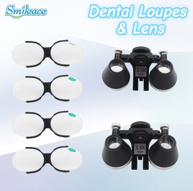 Smileace Dental Lupe mit Clip, 2,5x, 3,5x - Bild 1
