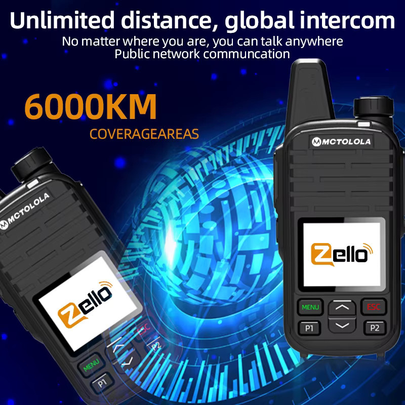 Motorola 4G LTE Android Walkie Talkie mit Zello, Bluetooth und Wi-Fi, Schwarz - Bild 6