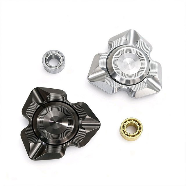 BWEDC Fidget Spinner Valkyrie und Apache XL, Edelstahl 304 CNC Prozess - Bild 1