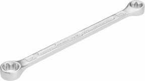 Hazet Doppel-Ringschlüssel TX 609-E mit Torx Profil E10 und E12 in Silber - Bild 1