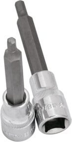 Kraftwerk 1/2 Zoll Innensechskant-Bit-Stecknuss 6 mm in Silber - Bild 1