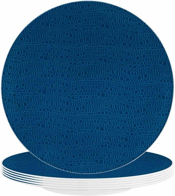 Seltmann Weiden Frühstücksteller Life Fashion aus Keramik, Blau, 6er Set, Durchmesser: 22,5 cm - Bild 1