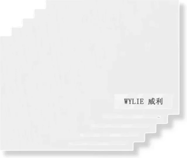 WYLIE 5er Set Bildschirm Isolationsblätter für iPhone 11 bis 15 Pro Max Plus Mini zur IC Transplantation und Wärmedämmung in Weiß - Bild 1