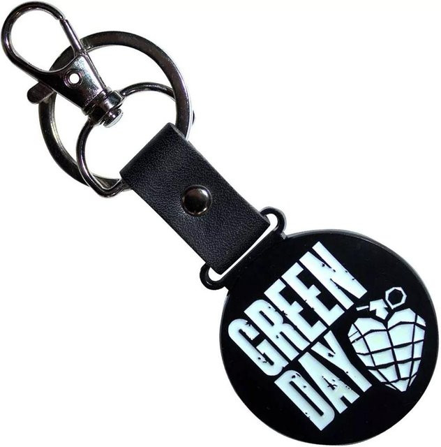 Schlüsselanhänger Green Day, weiß/schwarz, Unisex - Bild 1