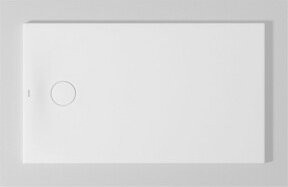 Duravit Rechteck-Duschwanne Tempano, weiß, B/T/H: 120 x 70 x 4,5 cm - Bild 1