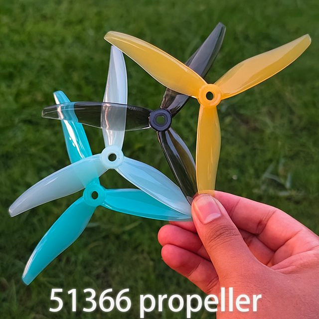 Creapart 3-Blatt-Propeller 5 Zoll in Grau für RC FPV Drohnen und 2306 2207 Motoren - Bild 1