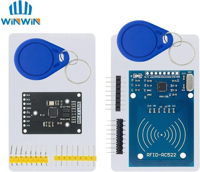 AITEWIN ROBOT MFRC-522 RC-522 RFID IC Wireless Modul für Arduino, SPI Writer und Reader, Blau - Bild 1