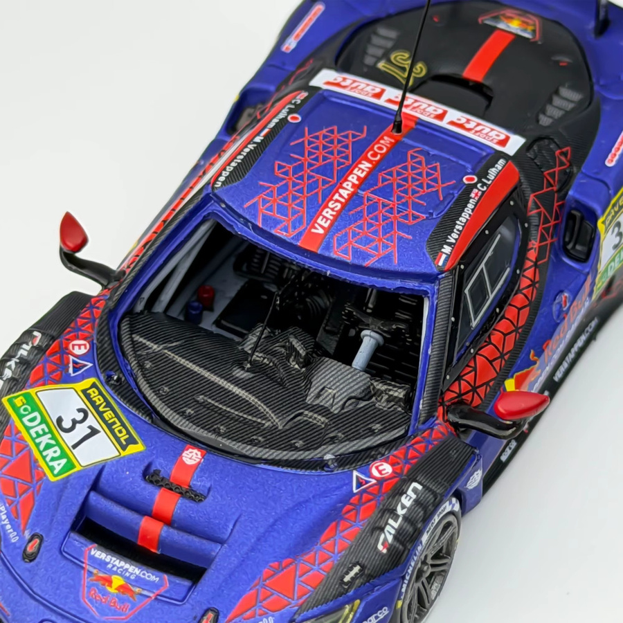 TSM MODEL Ferrari 296 GT3 Nr. 31 Automodell, 1:64, Metall, ab 14 Jahren - Bild 2