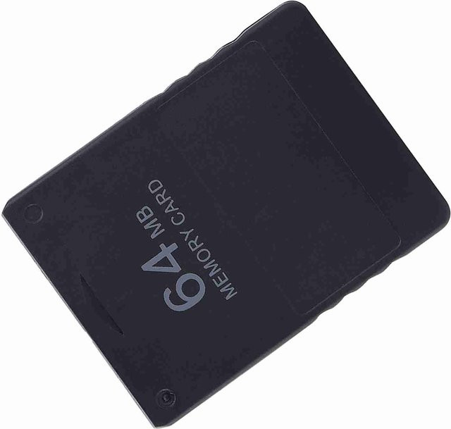 Sony High Speed Speicherkarte für PlayStation 2 PS2 Spiele Zubehör, 64 MB, grau - Bild 1