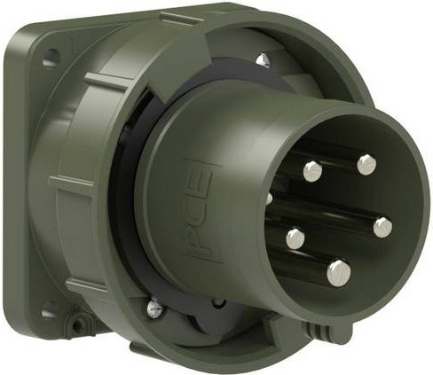 PC Electric Power Twist 635-6.u CEE Anbaustecker 63A 5polig IP67 grau - Bild 1