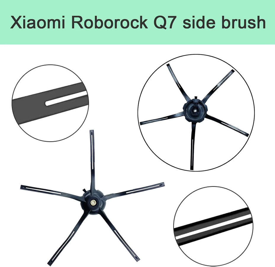 Roborock Zubehör-Set für Q7, Q7 Max und Q7 Max Plus mit Hauptseitenbürste, Filter und Reinigungsbürste - Bild 3
