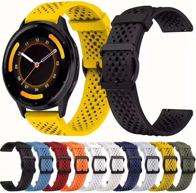 Xiaomi Uhrenarmband, Silikon, 22 mm, Multicolor, Unisex - Bild 1