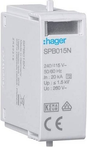 Hager Steckmodul SPB015N - Bild 1