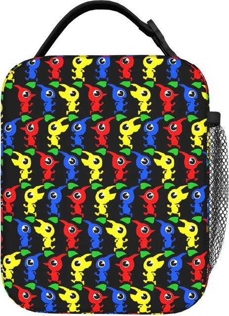 Isolierte Pikmin 4 Lunchtasche von Fancy Style Studio in Multicolour für Büro und Picknick - Bild 1