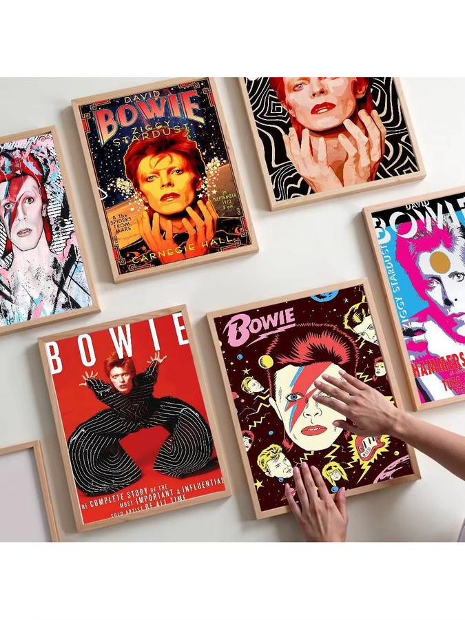 Potdemiel Retro Musiker David Bowie Vintage Sticky Poster für dein Zuhause oder Café - Bild 7