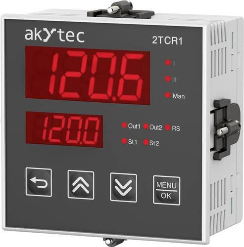 AkYtec SPS-Reglerbaugruppe 2TCR1-P1.RR 151435 in Grau, 24 V/DC, 230 V/AC - Bild 1