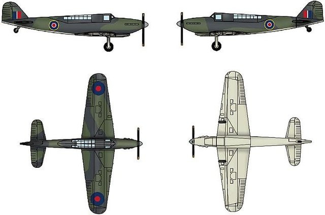 Trumpeter Fulmar MK.1, Fahrzeuge, Grün - Bild 1