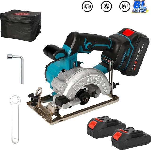 Makita Akku-Kreissäge bürstenlos 125 mm Blau für 18 V LXT Akkus - Bild 1