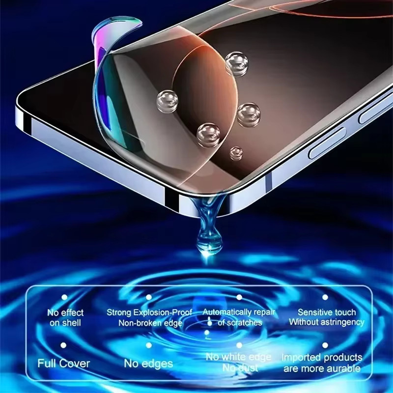 5 Stück Hydrogelfolie Displayschutzfolie für Apple iPhone 11 12 13 14 15 16 17 Pro Max Mini Plus XS in Transparent - Bild 3