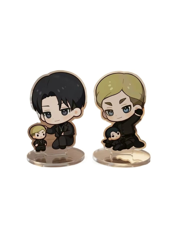 Bandai Attack on Titan, Levi Ackerman und Erwin Smith, Acryl-Ständer, Zubehör - Bild 4