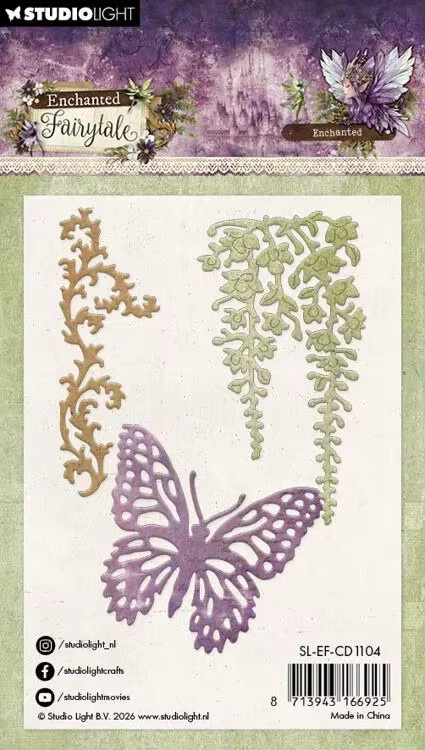 Bastel-Metall-Stanzformen Prinzessin mit Blumen für Scrapbooking und Papierarbeiten, Mehrfarbig - Bild 1