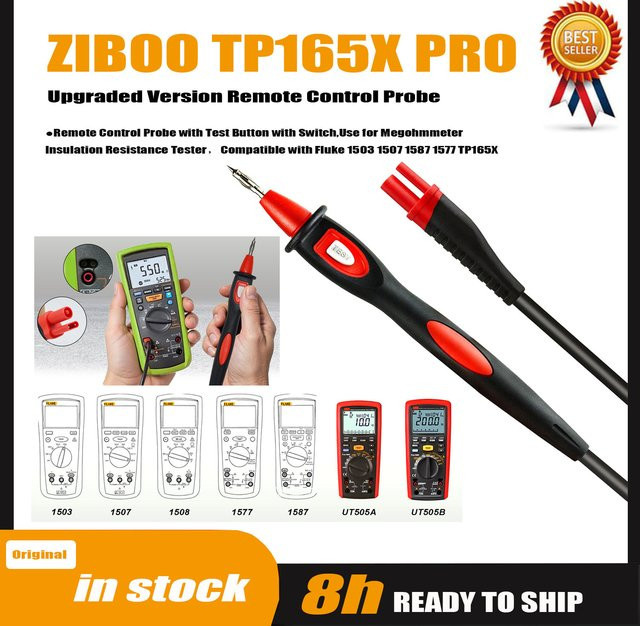 ZIBOO TP165X PRO KIT Fernbedienungssonde mit Testtaste und Schalter, verbesserte Version - Bild 1