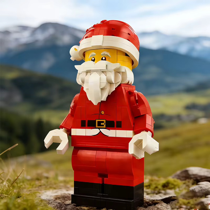 Disney Weihnachtsmann-Minifigur, Baustein-Puzzle-Modell, 761 Teile, ab 14 Jahren - Bild 2