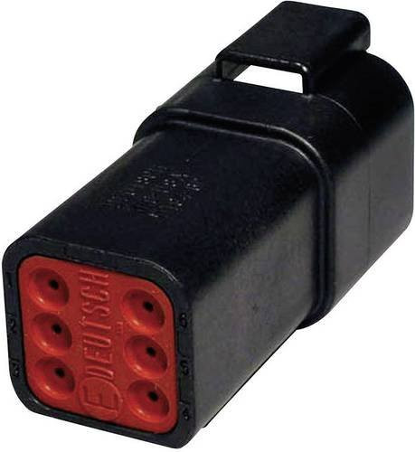TE Connectivity DT 04-6 P-CE02 Rundstecker Stecker, gerade, 6 Polzahl, Schwarz - Bild 1