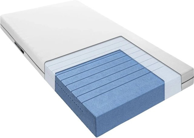 tectake Matratze Sky aus Komfortschaum mit waschbarem 3D-Meshgewebe Bezug, Weiß, B/T/H: 190 x 100 x 18 cm - Bild 2