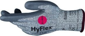 Ansell HyFlex 11-425 Nitril-Handschuhe in Grau, Größe 10 - Bild 1