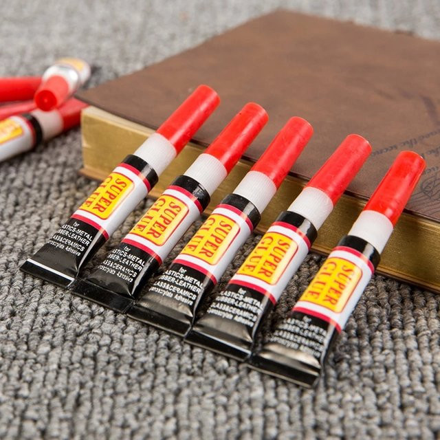 Starker Cyanacrylat-Superkleber 502 für Holz, Gummi, Metall, Glas, Leder und Kunststoff in der 3 bis 10er Packung - Bild 1