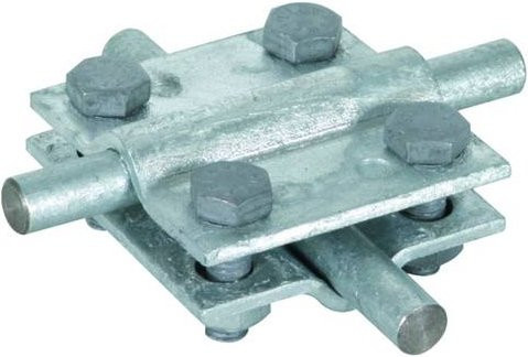 DEHN Kreuzstück KS 8.10 8.10 FL30 STTZN in Silber - Bild 1