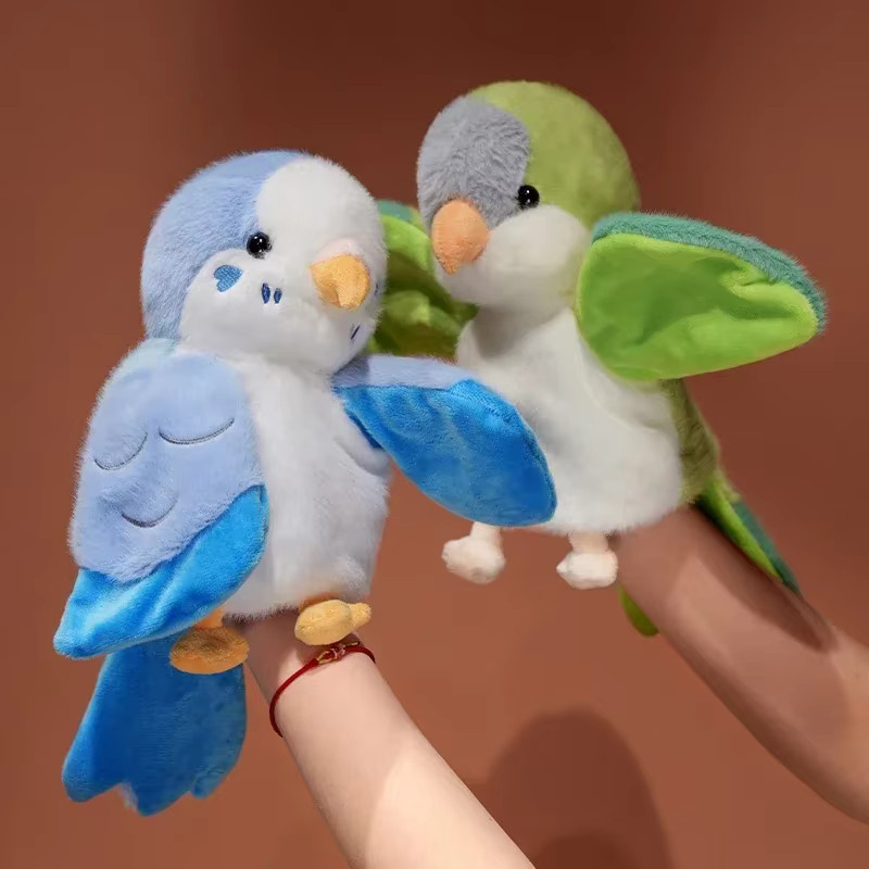 Vogel's Papagei Handpuppe, Plüsch / Textil, Tiere - Bild 2