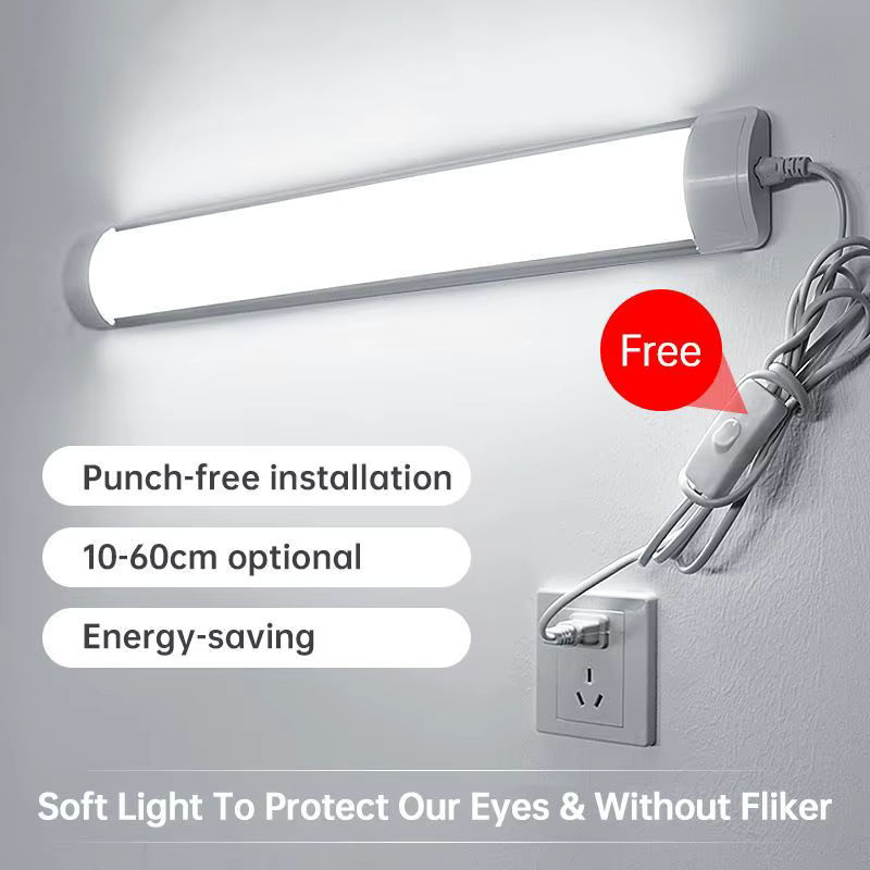 CANMEIJIA LED Rohr Lampe in Weiß für Decke und Wand zur Innenbeleuchtung in Küche und Schlafzimmer - Bild 2