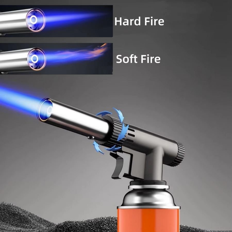 YDONGTLOGY Butan-Fackel Gasbrenner mit Flammeneinstellung aus ABS-Material für Camping, Kochen und Backen - Bild 6