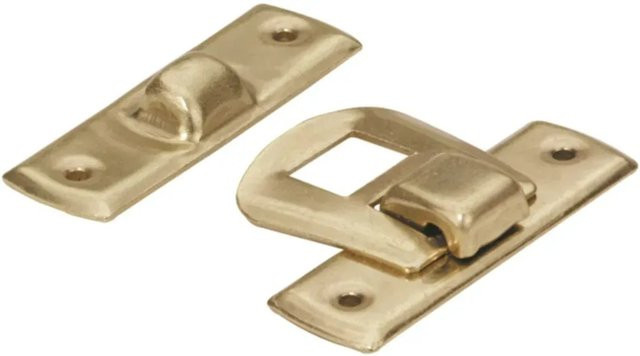 Hettich Schatullenverschluss in Messing Gold B/H: 20 x 30 mm - Bild 1