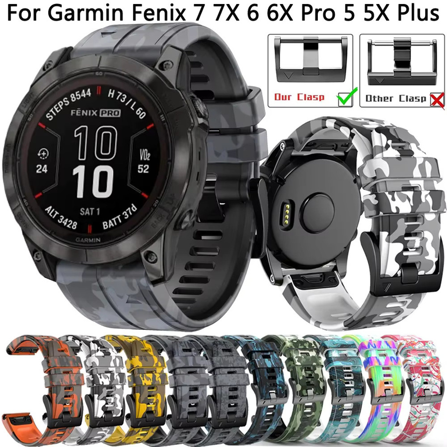 QCTOG Smartwatch Armband, Silikon, Camo, Unisex - Bild 2