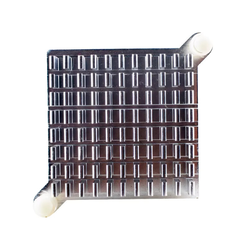 ANCHAOPU Aluminium-Kühlkörper für PC-North/South-Bridge und CPU-Kühlung in Silber mit 60mm Lochabstand und 40mm Montage - Bild 2