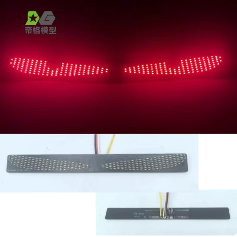 SCALECLUB LED Dämon Auge Dekoration Licht für 1/14 RC Lkw Anhänger Kipper - Bild 3