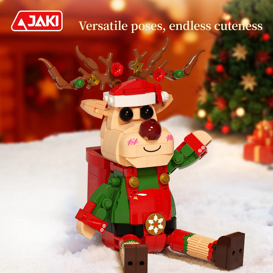 JAKI Weihnachten Rentier, Bausteine Set, Modell Montage Spielzeug - Bild 3