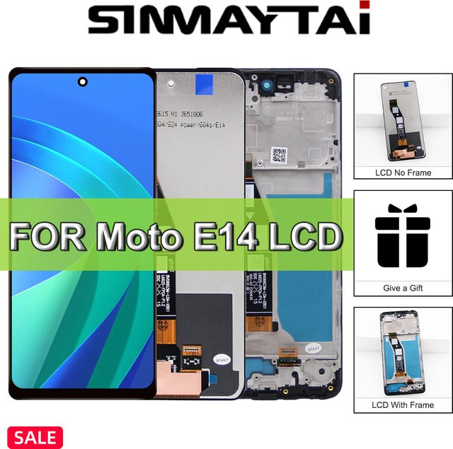 Motorola Moto G04 G04S LCD Display mit Touchscreen Digitizer Montage Ersatzteil in Schwarz - Bild 1