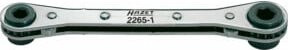 Hazet Bit-Ratsche 2265-1 in Silber mit 1/4 Zoll und 5/16 Zoll Aufnahme - Bild 2