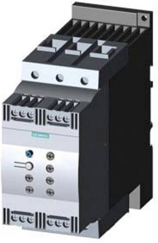 Siemens Sanftstarter 3RW4046-1BB14 Schwarz, Motorleistung 45kW bei 400V, Nennstrom 80A - Bild 1