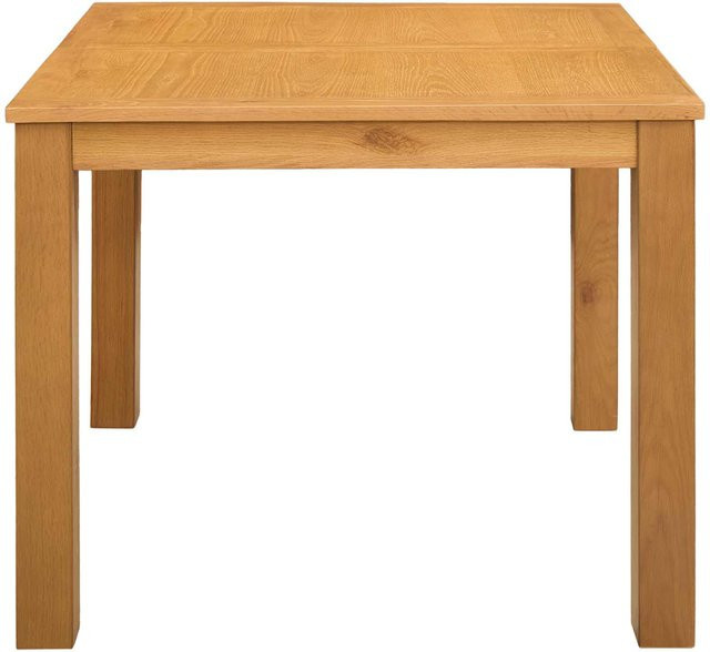 Esstisch VD Home Furnishing aus Massivholz Eiche Natur, quadratisch, B/T/H: 90 x 90 x 75 cm - Bild 1