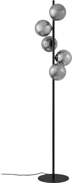 Lindby Stehlampe Orbelia Modern in Schwarz aus Glas und Metall, 5-flammig, G9, Höhe: 160 cm - Bild 1