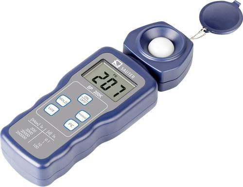 Sauter SP 200K Luxmeter Lichtmessgerät mit Messbereich 200-200000 lx in Grau und Blau - Bild 1