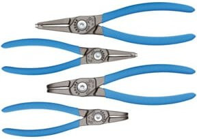Gedore S 8000 JE Montagezangen-Satz 4-teilig Innen aus Edelstahl in Blau - Bild 1