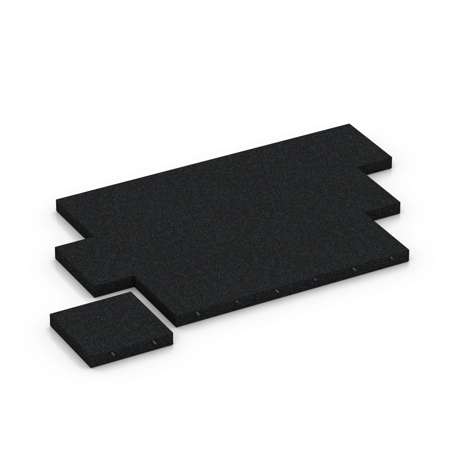 WARCO Fallschutzplatte Anthrazit B/T/H: 50 x 50 x 8 cm - Bild 2