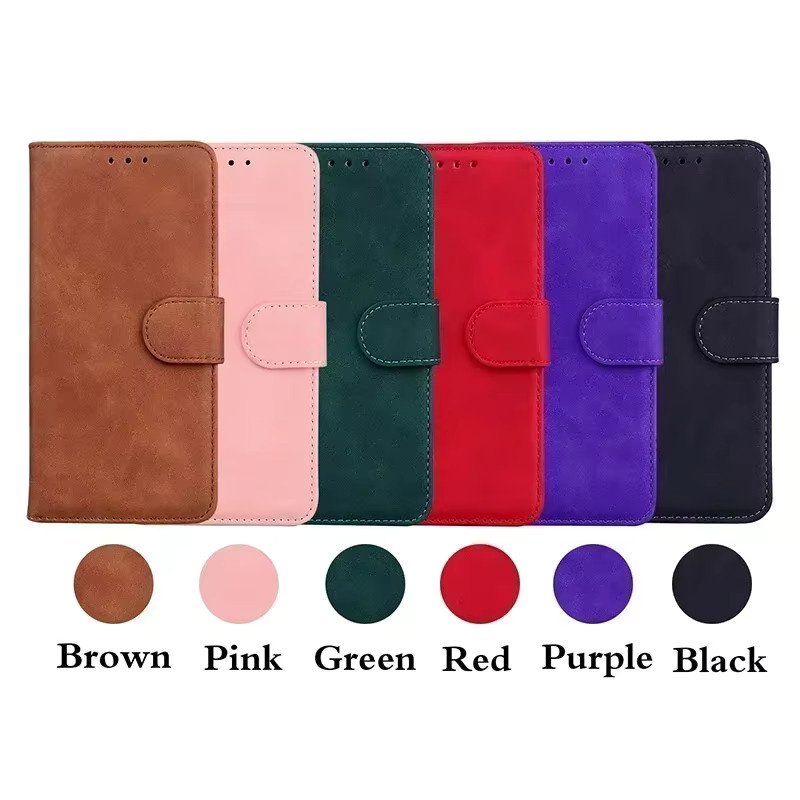 Leder-Flip-Wallet-Schutzhülle für Infinix Hot 40 50 Pro Plus 50i 40i 30i 20i 20S 11S NFC 20 30 PLAY in Schwarz mit Standfunktion - Bild 4
